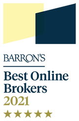 I место – Лучший онлайн-брокер в рейтинге Barron's 2021